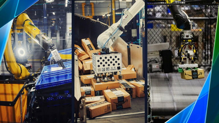 協働ロボで物流現場が安全に？　アマゾンのフルフィルメントセンターに75万台のロボット