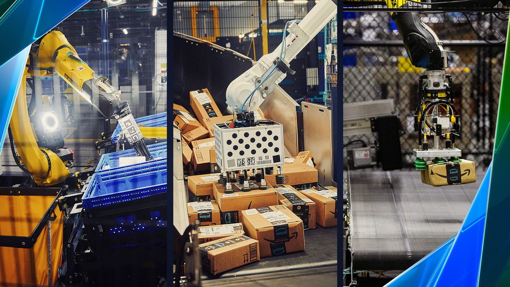 協働ロボで物流現場が安全に？　アマゾンのフルフィルメントセンターに75万台のロボット