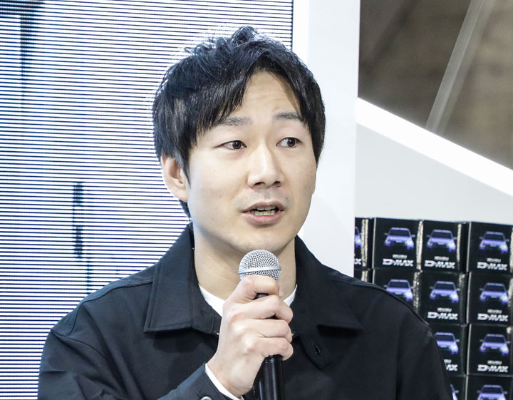 いすゞ自動車GR国内事業推進部営業推進グループの花田崇史氏