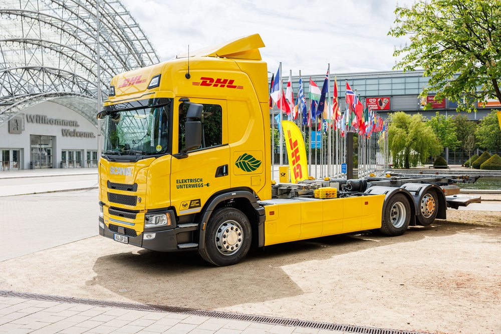 大型トラックのCO2排出量は「EREV」で9割減る!?　DHLとスカニアの実証実験より