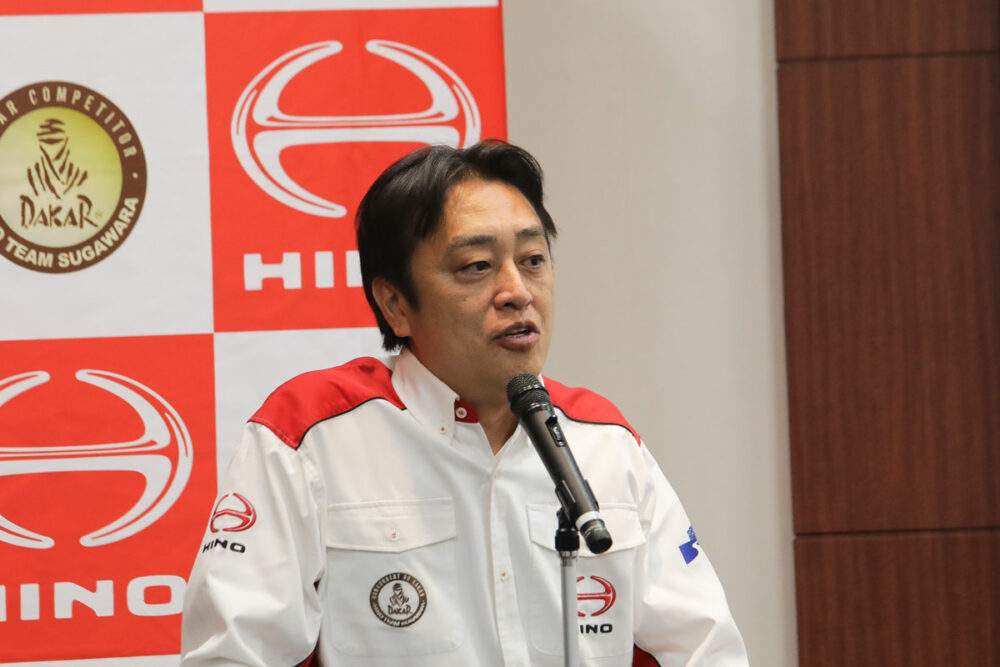 日野チームスガワラ代表兼ドライバーの菅原照仁氏