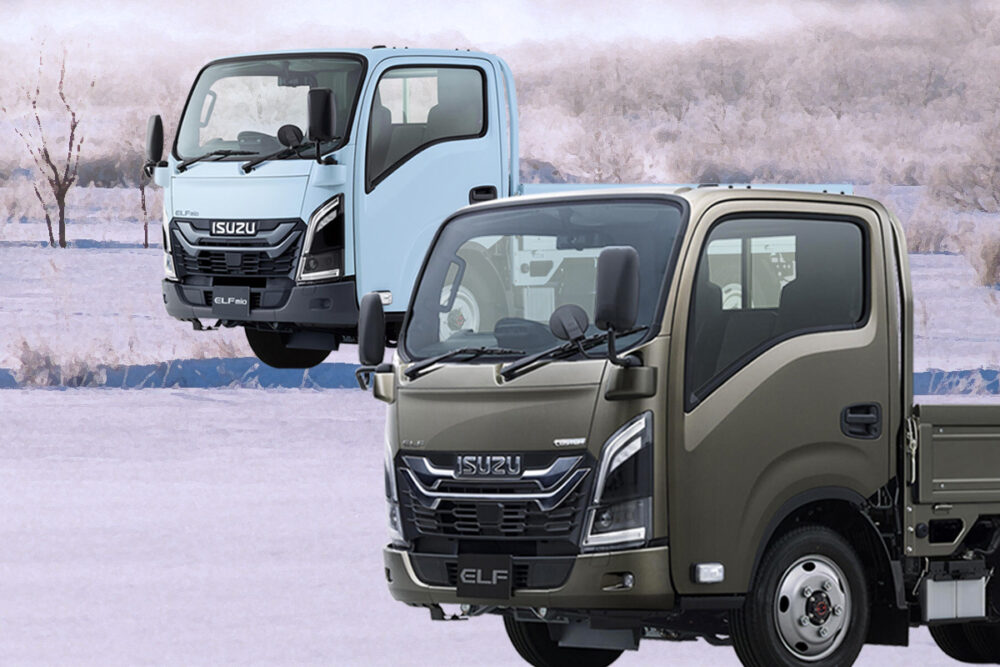 雪国トラックユーザーへ朗報!! いすゞ新型エルフ／エルフミオに待望の4WDモデルが登場！ 地域防災での貢献も期待大