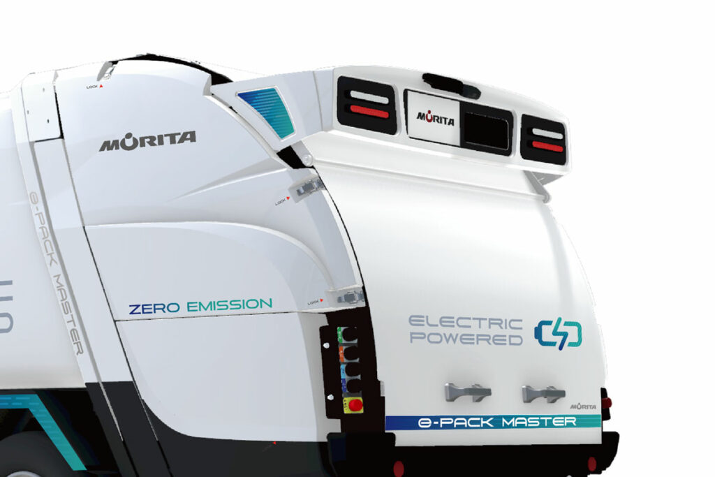 クラストップの積載量＆投入口の低さを実現！　モリタエコノスのEV塵芥収集車に「エルフEV」向けが登場
