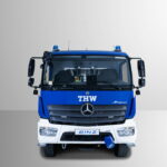 ドイツの防災・災害救助用トラックの近代化が進む！　THWにメルセデス・ベンツ「アテーゴ」ベースの新型機材トラック
