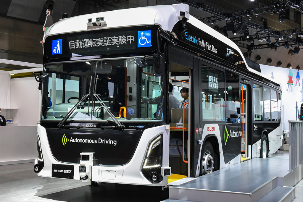 いすゞ エルガEV 自動運転バス