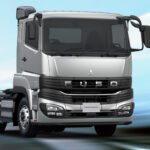 連結総重量86トンも許容!! 三菱ふそうスーパーグレートの重量物輸送用セミトラクタに第5輪荷重20トン車設定！