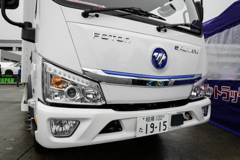 中国FOTONの小型EVトラックが日本上陸！　トラックオーコクと手を携え来春から販売を本格化