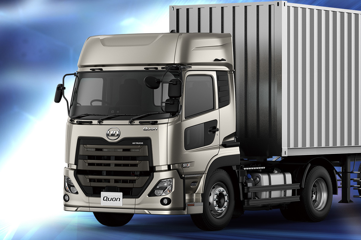 UDトラックスが「クオン」2026年型を発表！ 迅速シフトに磨きをかけた
