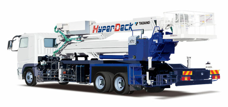 最大地上高40mを車両総重量20トン以下で実現！　タダノの日本市場向け高所作業車がモデルチェンジ