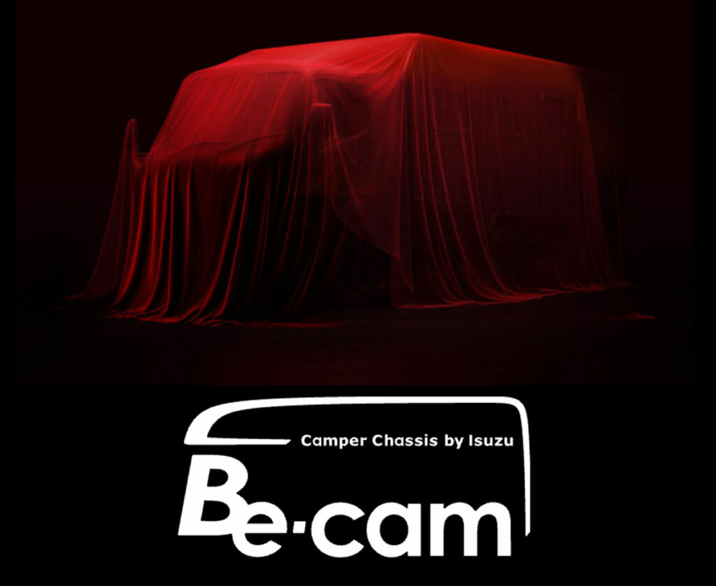 4WDベースのキャンピングカー専用シャシー「Be‐cam」のイメージ