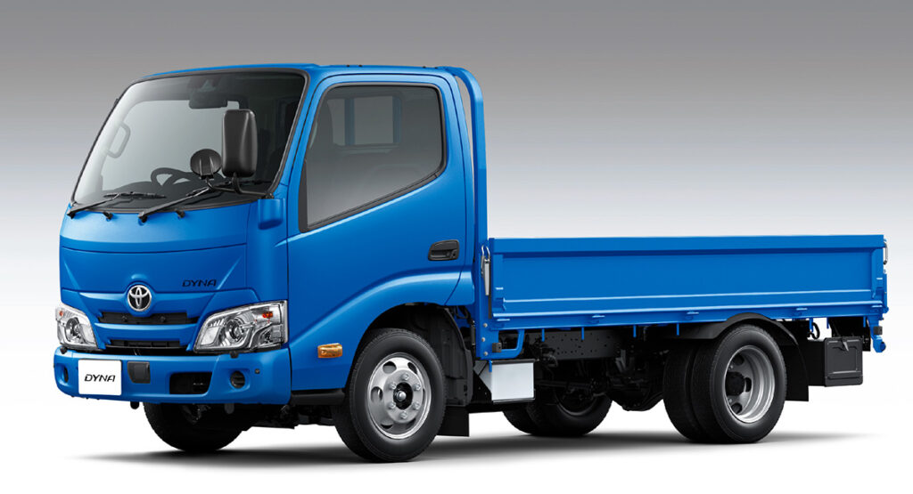 トヨタ ダイナ Y200系 1.4トン積フルジャストロー（全低床）木製デッキ ディーゼル4WD 5段MT車