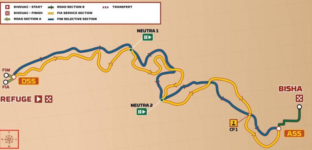 後半戦のマラソンステージ2日目となる第10ステージのコース