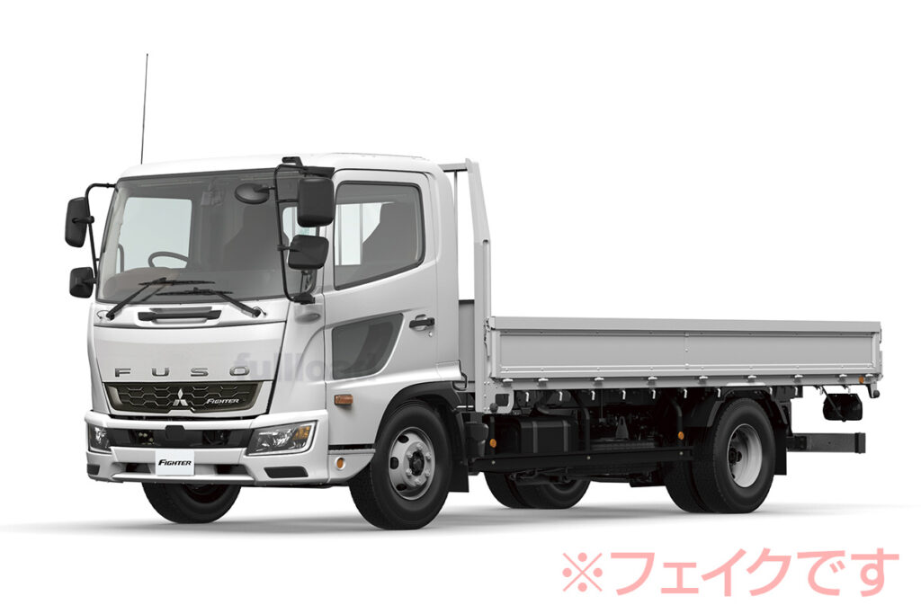 次期ファイターは日野レンジャーのOEMモデルに。こんな感じになるのだろうか?