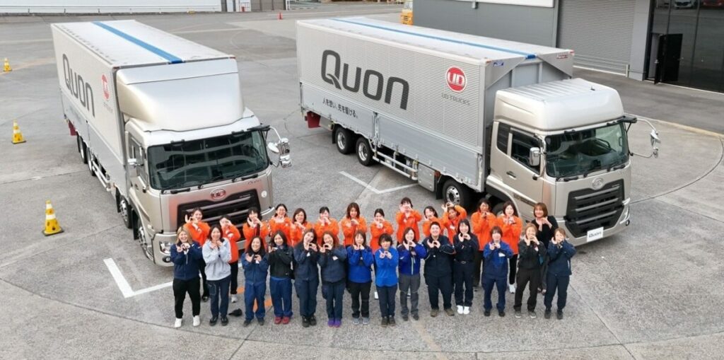 企業の枠を越えて交流も！　UDトラックスが第7回女性ドライバー試乗会を開催