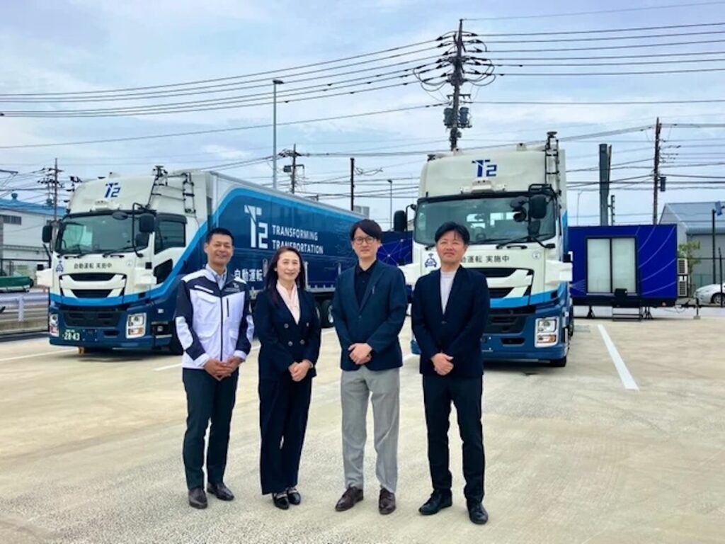 レベル4に向けて輸送オペレーションの構築が本格化!!　T2が自動運転トラックの無人／有人の切替拠点を設置