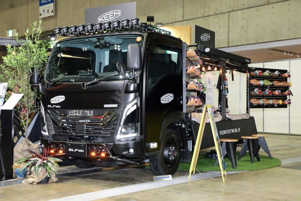 キーン・ジャパンが昨年導入したデモカー「エルフミオ inspired by KEEN」