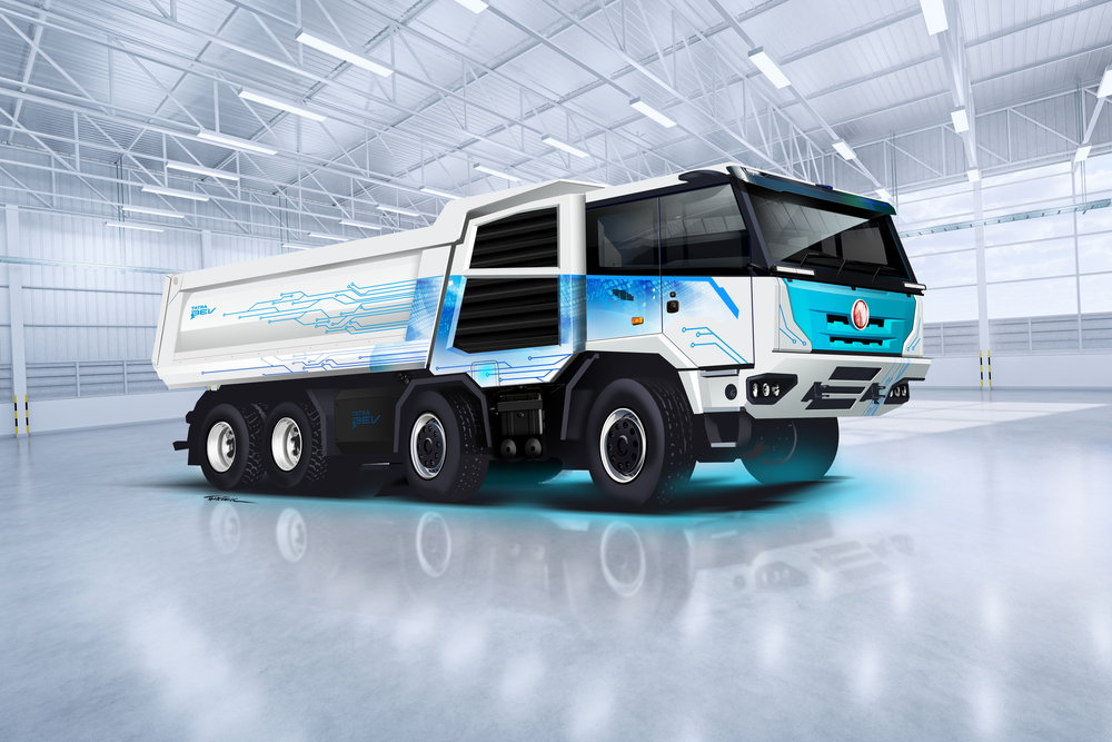 オフロード車の名門タトラから「BEV 8x8」が登場！　最も過酷な地形を純電動で走破する総輪駆動ダンプ