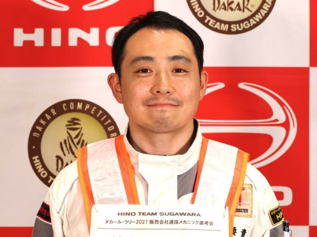 岐阜日野自動車メカニック、竹腰貴弘さん