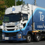自動運転トラックが「赤缶カレー粉」や「お好みソース」を運ぶ！　T2などが業界初のモーダルコンビネーションの実証を開始