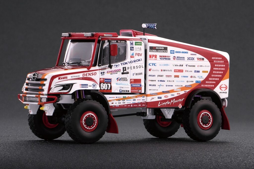 日野ヒューテックから登場するHINO600シリーズ・ダカールラリー2025モデル