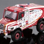 スポンサーロゴまでリアルに再現!!　日野のHINO600シリーズ・ダカールラリー2025参戦車をモデル化!