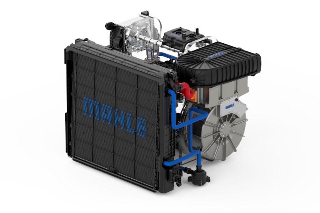 MAHLEが新たに開発した大型電気トラック向けレンジエクステンダーシステム。電動ドライブシステムの持続可能性と、内燃機関の柔軟性・航続距離を高次元で融合する