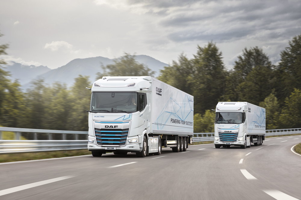 DAFの理念を表す「DTE」とは!? ディーゼルでもバッテリーEVでもDAF車はファーストクラスのトラックに