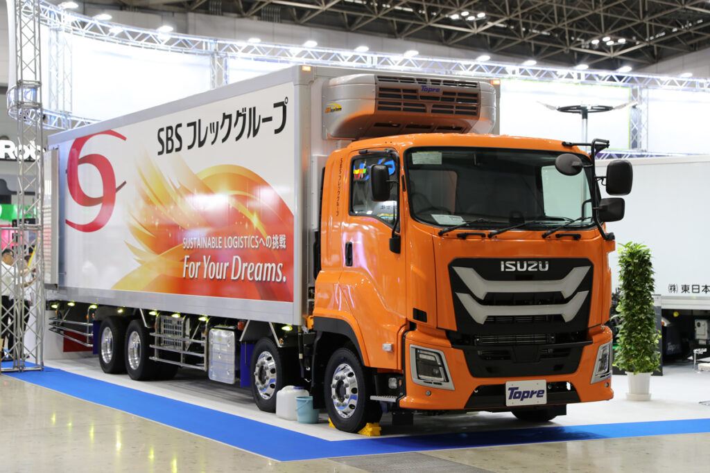 乾燥モード付き直結式大型冷凍車